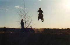 Dirt bike riders; Size=240 pixels wide